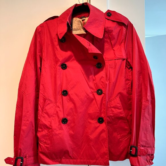 Burberry Red Utility Jacket (Size: US 4) - Picture 3 of 7